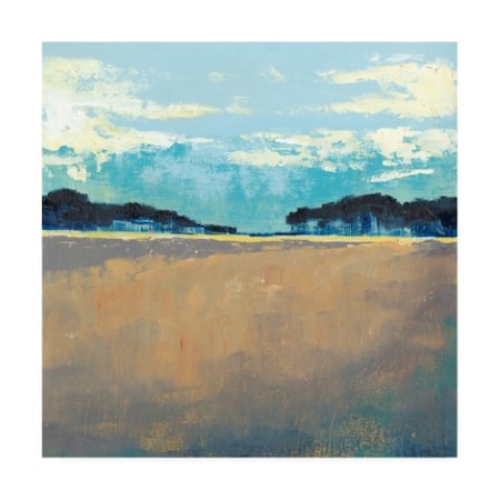Grace Popp 'Aureate Seascape I' Canvas Art,18x18